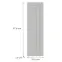Konyhafront G30(100) (L/P)H5 K252 Fehér Gr I,2