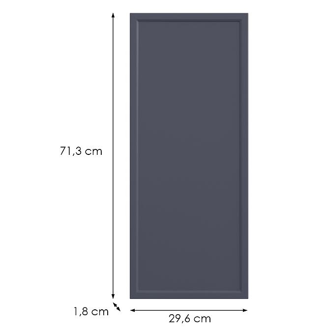 Konyhafront G30(72)(L/P) O6 K273 Gránát Gri,2