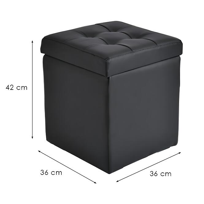 Puff Box S fekete,4