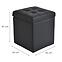 Puff Box S fekete,4