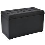 Puff Box M fekete