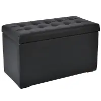 Puff Box M fekete