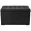 Puff Box M fekete,2
