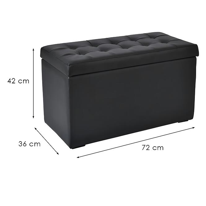 Puff Box M fekete,4