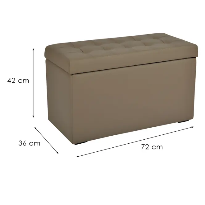 Puff Box M cappuccino,4