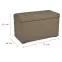 Puff Box M cappuccino,4