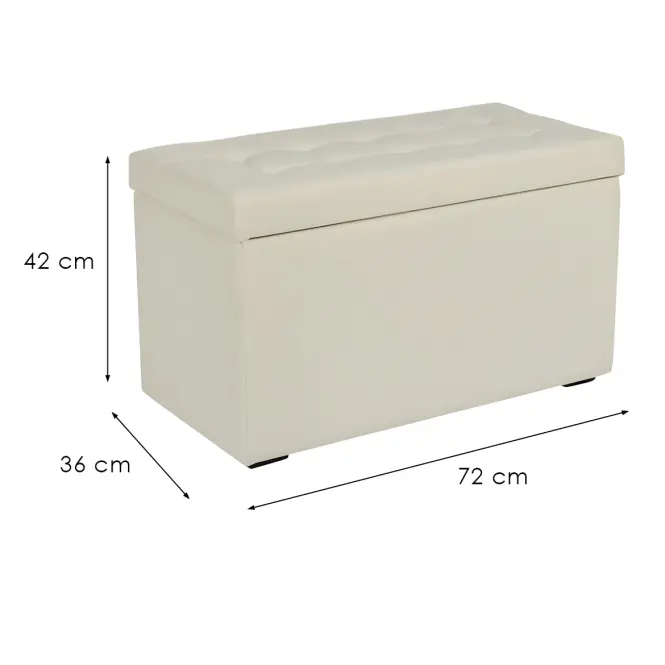 Puff Box M fehér,4