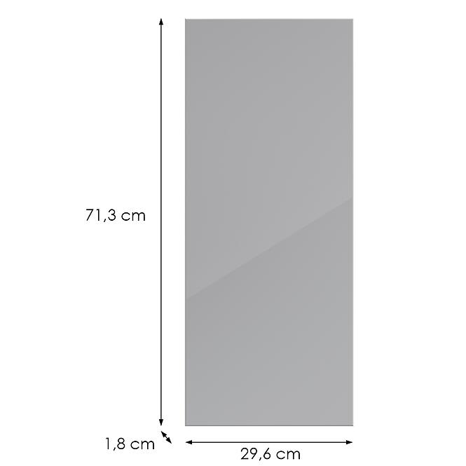 Konyhafront G30(72)(L/P) L9 K268 Szürke Hg Griii,2
