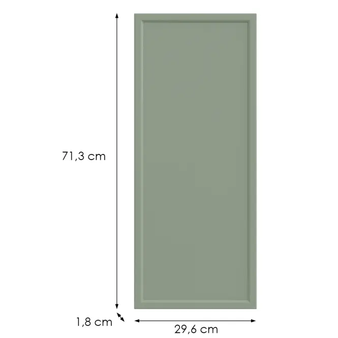 Konyhafront G30(72)(L/P) O6 K-279 Olíva Grii,2
