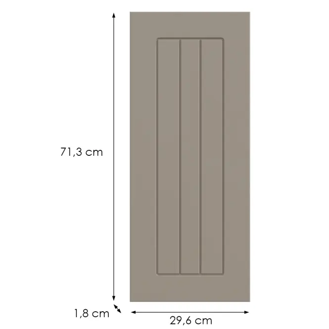 Konyhafront G30(72)(L/P) H5 K257 Kasmír Matt Grii,2