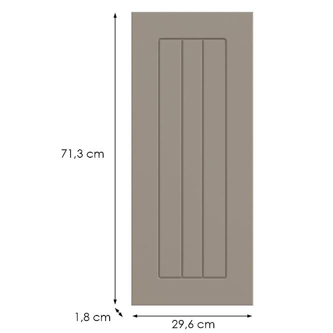 Konyhafront G30(72)(L/P) H5 K257 Kasmír Matt Grii,2