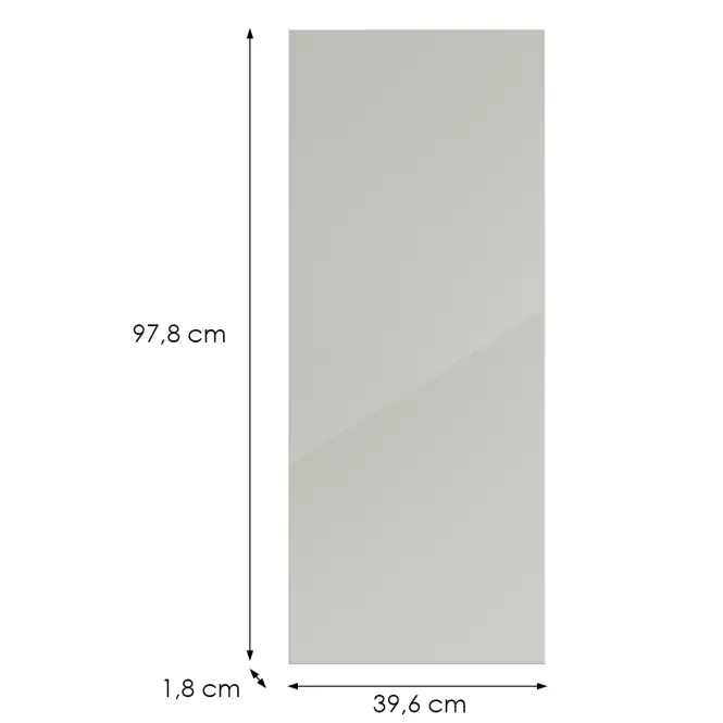 Konyhafront G40(100)(L/P) L9 K900 Bianco Hg Griii,2