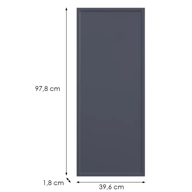 Konyhafront G40(100)(L/P) O6 K273 Gránát Gri,2