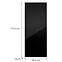 Konyhafront G40(100)(L/P) L9 K165 Fekete Hg Griii,2