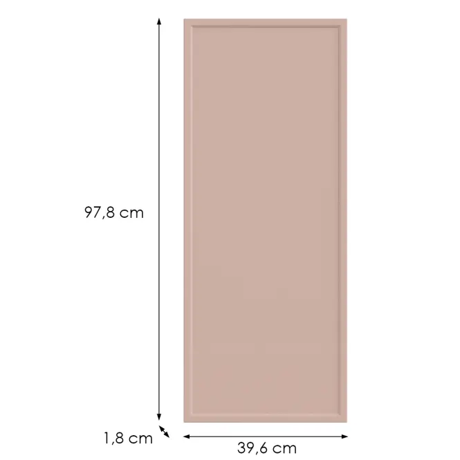 Konyhafront G40(100)(L/P)O6 K276 Antik rózsaszín Gr Ii,2