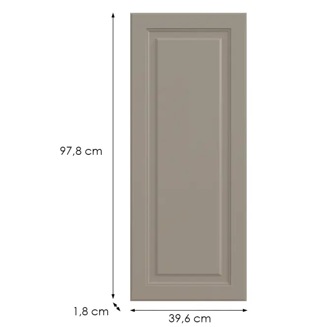 Konyhafront G40(100)(L/P) V6 K257 Kasmír Matt Grii,2