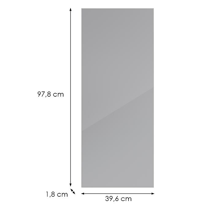 Konyhafront G40(100)(L/P) L9 K268 Szürke Hg Griii,2