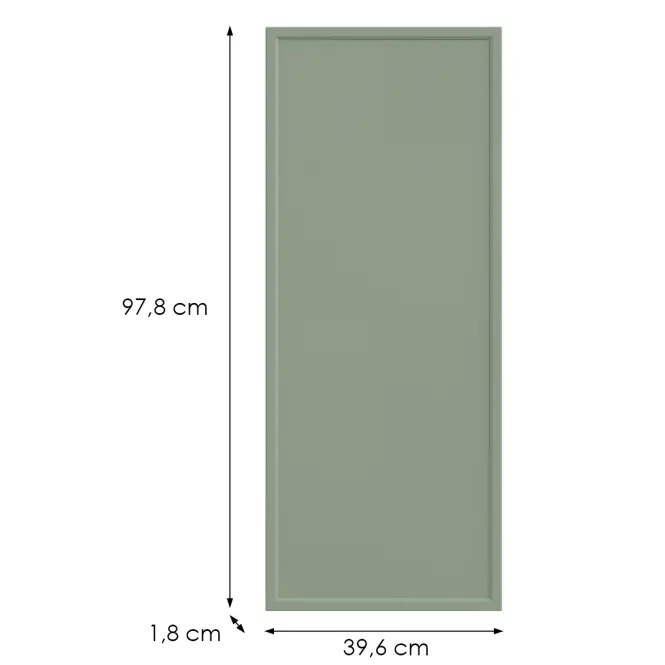 Konyhafront G40(100)(L/P) O6 K-279 Olíva Grii,2