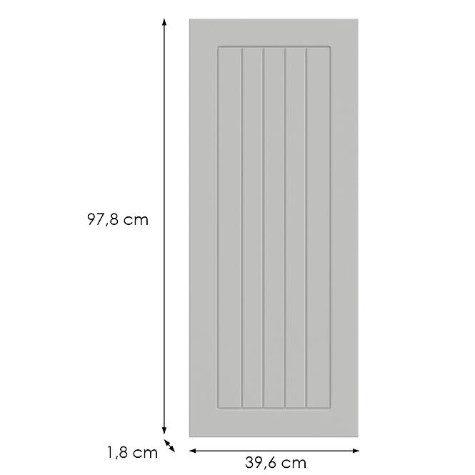 Konyhafront G40(100)(L/P) H5 K252 Fehér Gr I,2