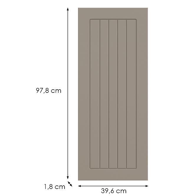 Konyhafront G40(100)(L/P) H5 K257 Kasmír Matt Grii
