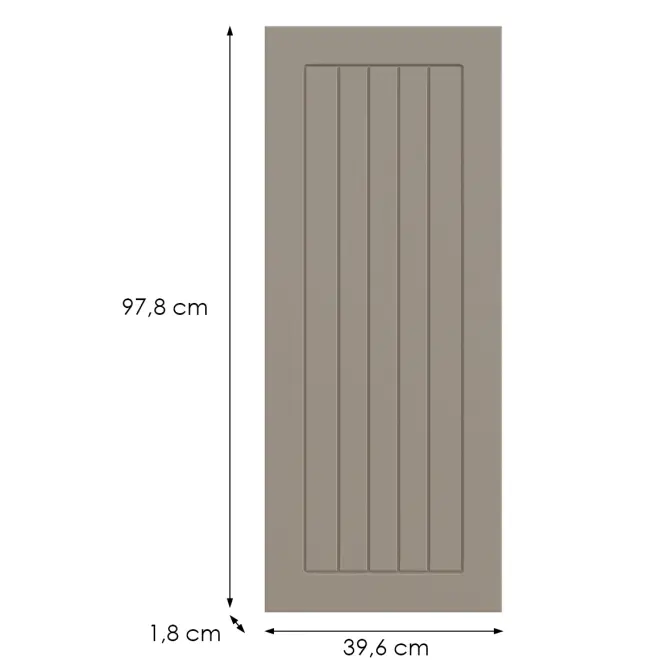 Konyhafront G40(100)(L/P) H5 K257 Kasmír Matt Grii,2