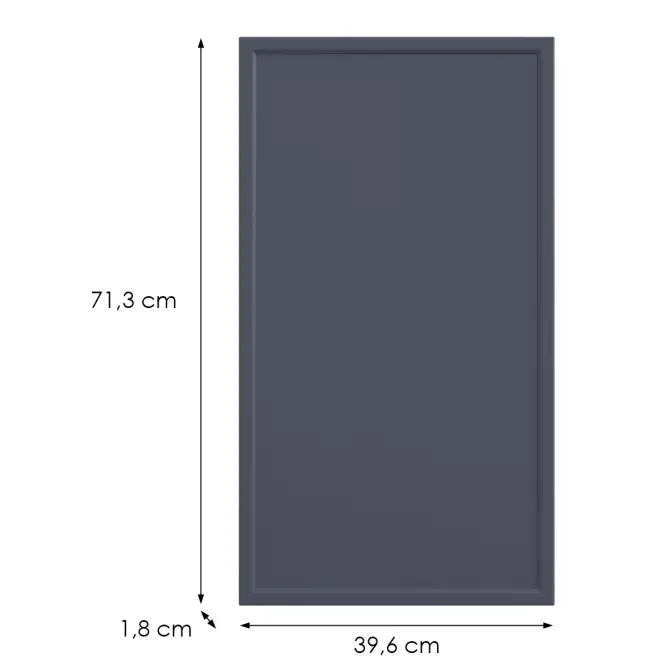 Konyhafront G40(72)(L/P) O6 K273 Gránát Gri,2