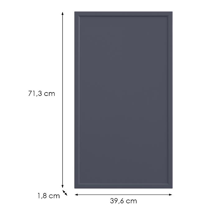 Konyhafront G40(72)(L/P) O6 K273 Gránát Gri,2