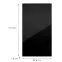 Konyhafront G40(72)(L/P) L9 K165 Fekete Hg Griii,2