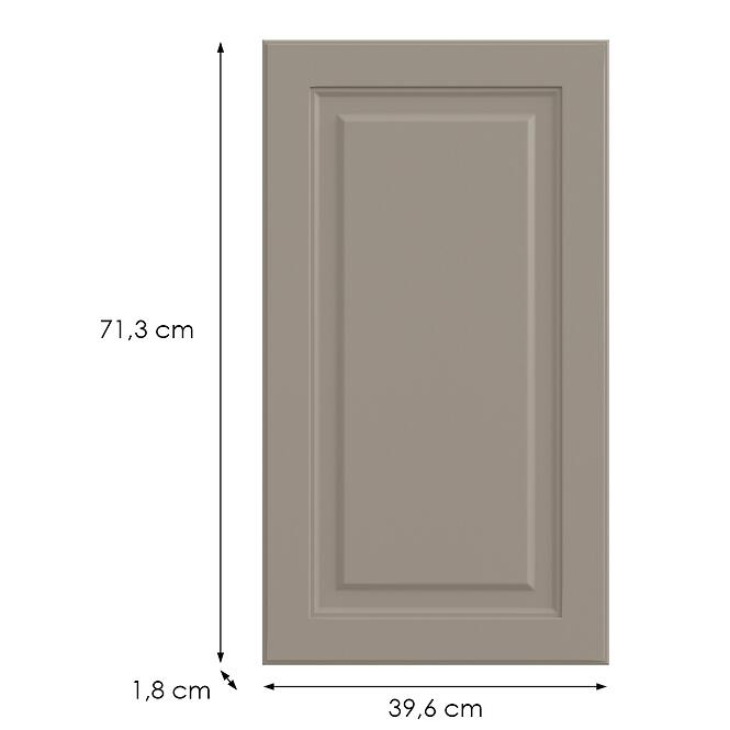 Konyhafront G40(72)(L/P)  V6 K257 Kasmír Matt Grii,2