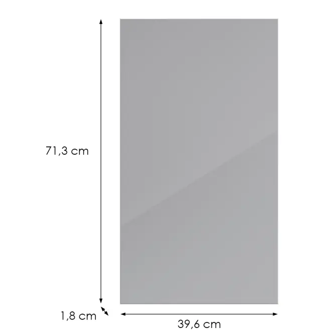 Konyhafront G40(72)(L/P) L9 K268 Szürke Hg Griii,2