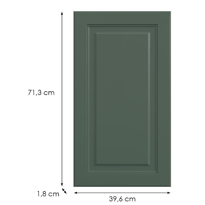 Konyhafront G40(72)(L/P)  V6 K274 Zöld labrado,2