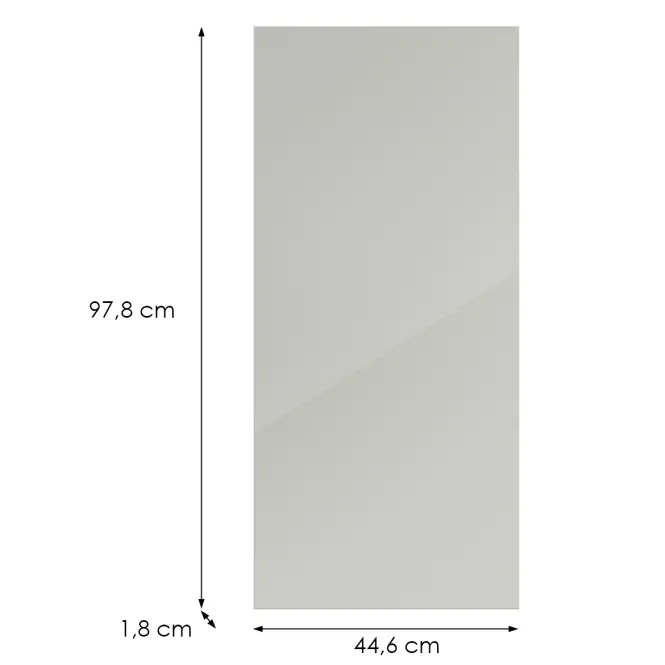 Konyhafront G45(100)(L/P) L9 K900 Bianco Hg Griii,2
