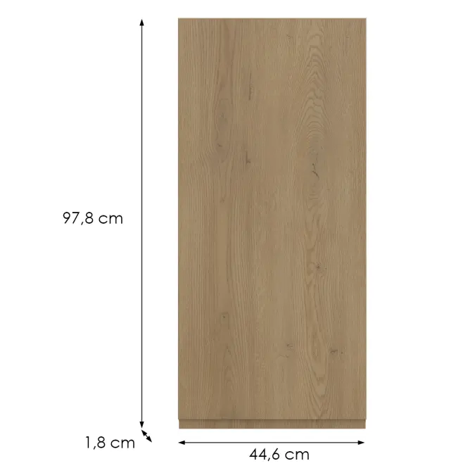 Konyhafront G45(100) L T8 K282 Dub Cremona Grii,2