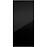 Konyhafront G45(100)(L/P) L9 K165 Fekete Hg Griii