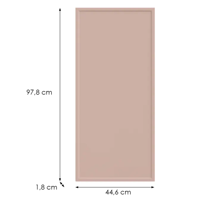 Konyhafront G45(100)(L/P) O6 K276 Antik rózsaszín Gr I,2