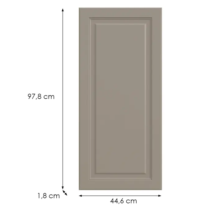 Konyhafront G45(100)(L/P)  V6 K257 Kasmír Matt Grii,2