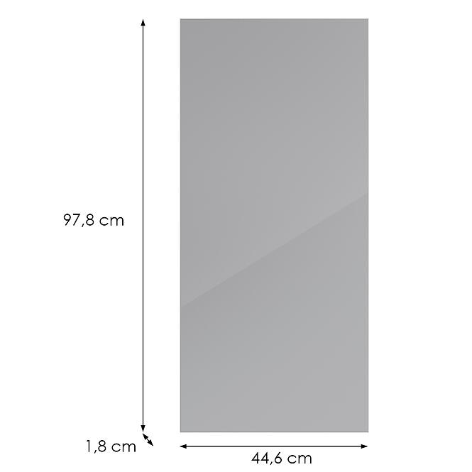 Konyhafront G45(100)(L/P) L9 K268 Szürke Hg Griii,2