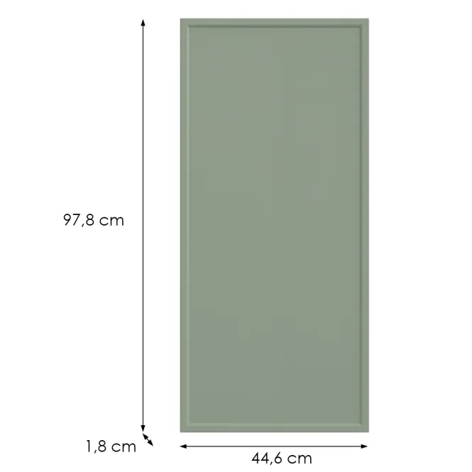 Konyhafront G45(100)(L/P) O6 K-279 Olíva Grii,2