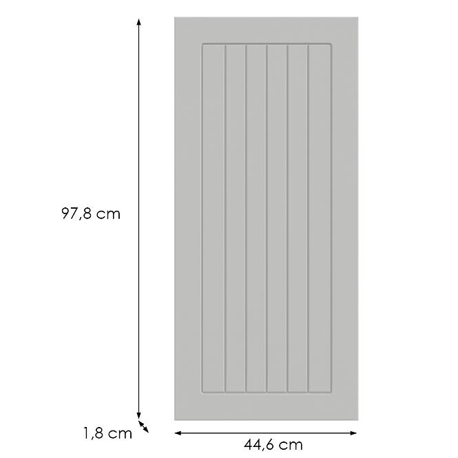 Konyhafront G45(100)(L/P) H5 K252 Fehér Gr I,2