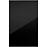 Konyhafront G45(72)(L/P) L9 K165 Fekete Hg Griii
