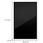 Konyhafront G45(72)(L/P) L9 K165 Fekete Hg Griii,2