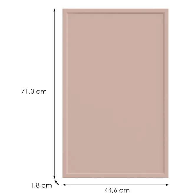 Konyhafront G45(72)(L/P) O6 K276 Antik rózsaszín Gr Ii,2