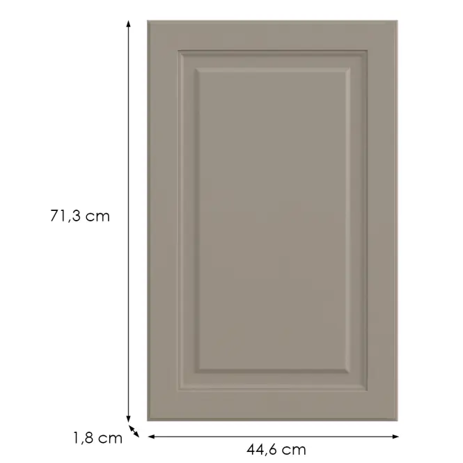 Konyhafront G45(72)(L/P)  V6 K257 Kasmír Matt Grii,2