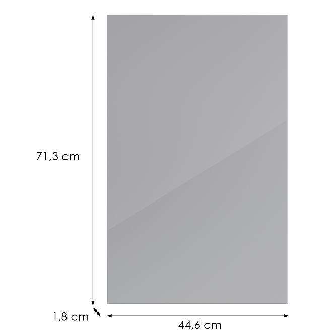 Konyhafront G45(72)(L/P) L9 K268 Szürke Hg Griii,2