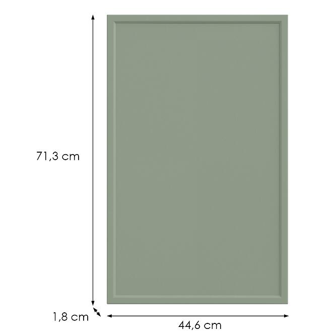 Konyhafront G45(72)(L/P) O6 K-279 Olíva Grii,2