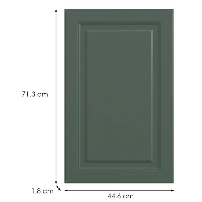 Konyhafront G45(72)(L/P)  V6 K274 Zöld labrado,2
