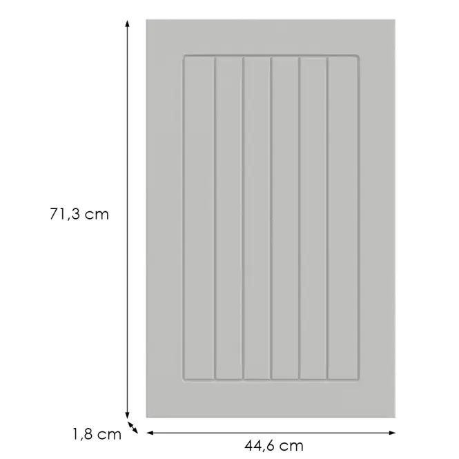 Konyhafront G45(72)(L/P) H5 K252 Fehér Gr I,2