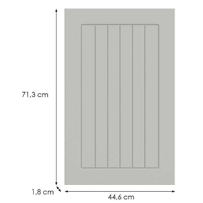 Konyhafront G45(72)(L/P) H5 K252 Fehér Gr I,2