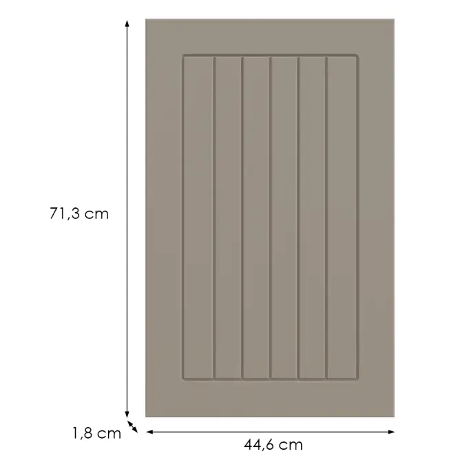 Konyhafront G45(72)(L/P) H5 K257 Kasmír Matt Grii,2