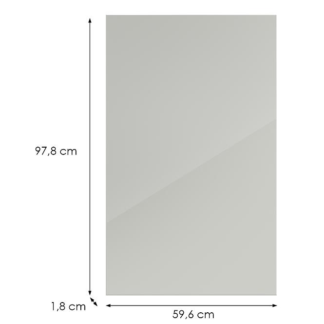 Konyhafront G60(100)(L/P) L9 K900 Bianco Hg Griii,2